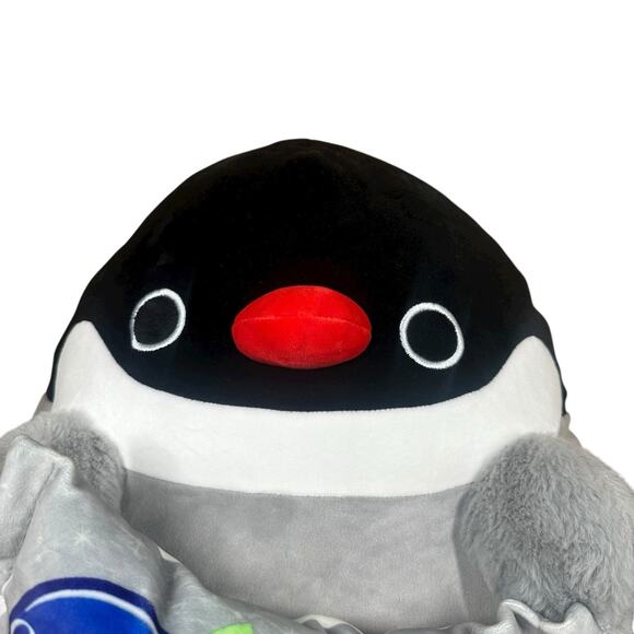 Winter Snackles 14” Plush York Peppermint Stuffed Plush Penguin Zuru DENNIS Soft - Picture 2 of 6